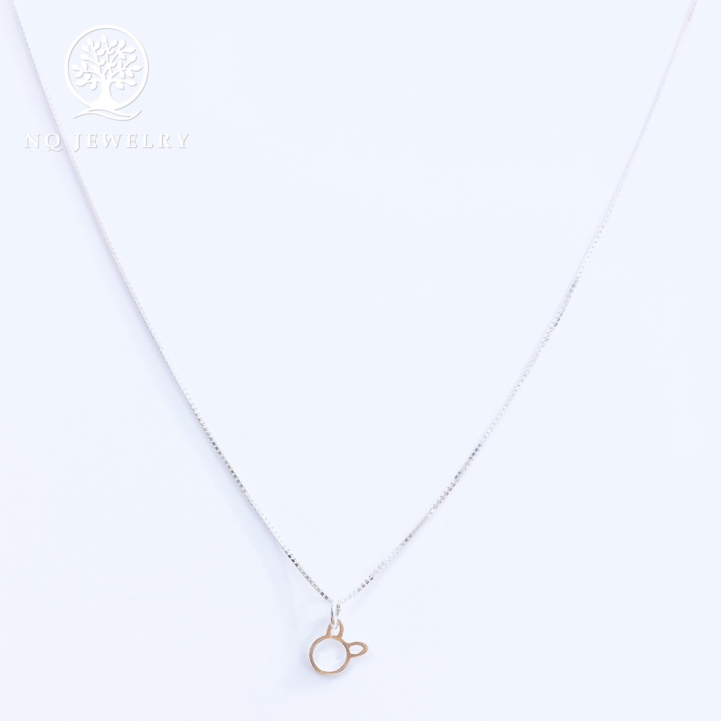 Dây chuyền bạc mặt cún - NQ Jewelry