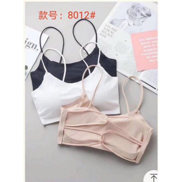 (8012)áo bra su ko viền có dây đan sexy