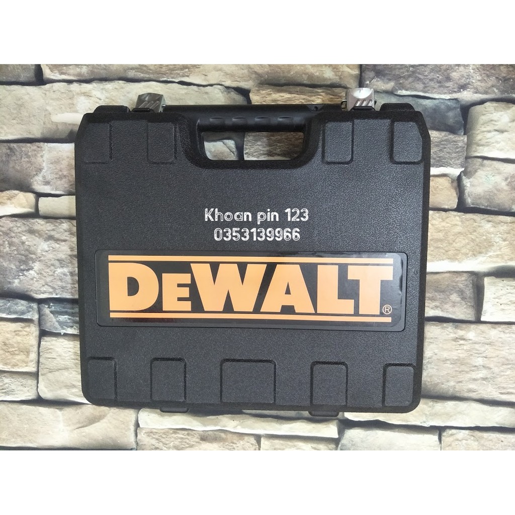 Khoan pin 3 chức năng có búa Dewalt 24v hàng loại 1