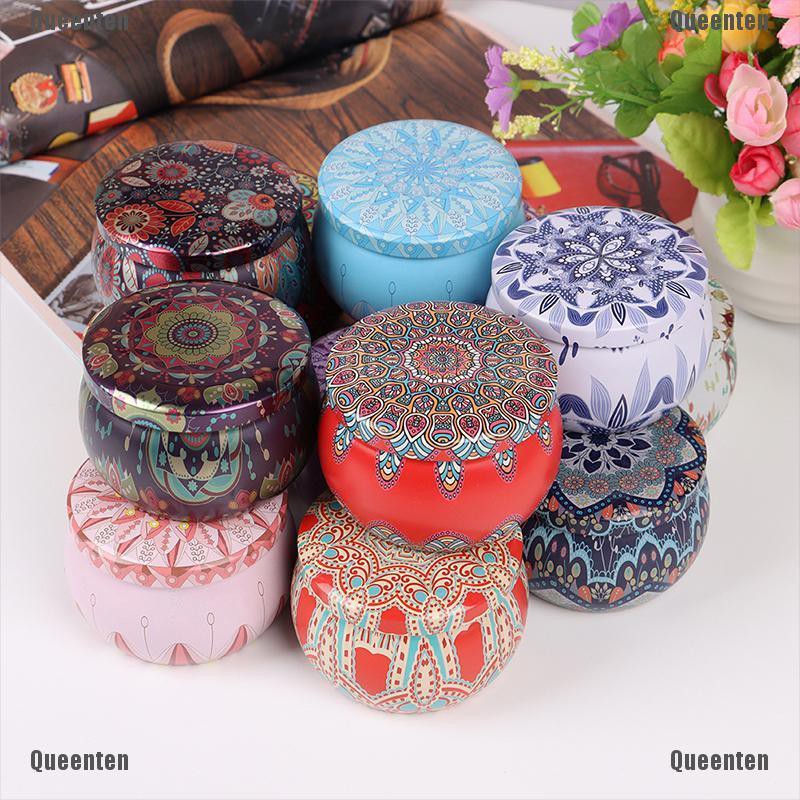 [Hàng mới về] Hộp đựng nến bằng thiếc xinh xắn