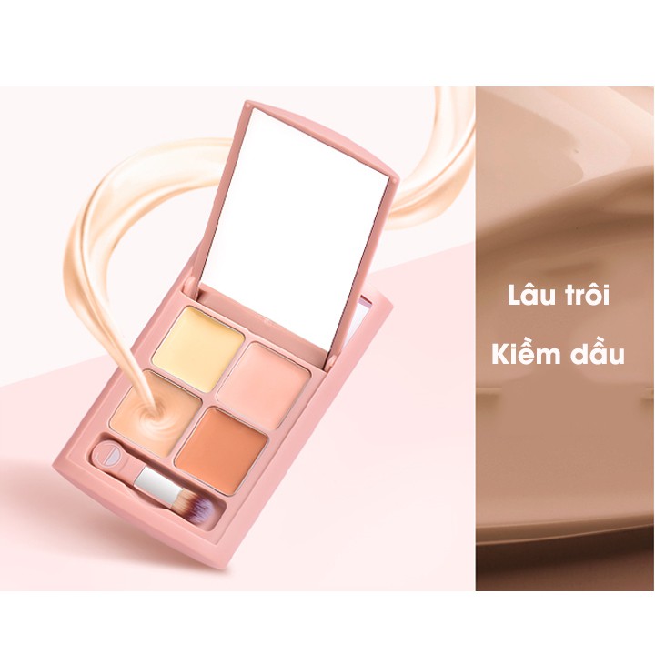 Kem che khuyết điểm Chioture Smooth &amp; Corrective Concealer độ che phủ cao chống thấm nước giữ màu lâu trôi 2.4g