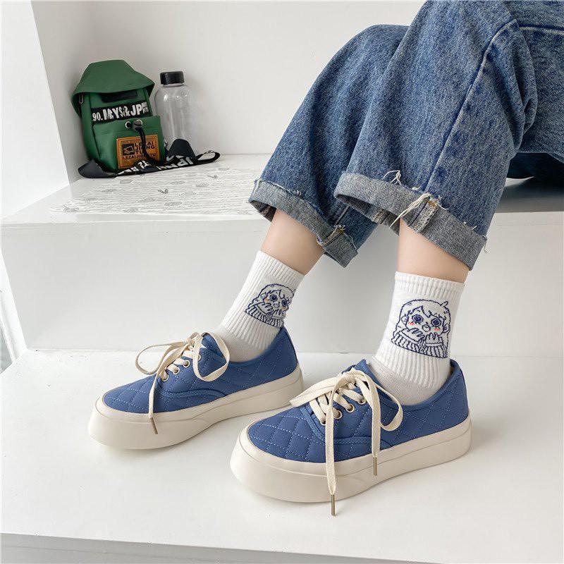 (FREESHIP) Giày nữ chần chỉ mã E9 ulzzang nữ tính hiện đại thời trang hàn quốc | WebRaoVat - webraovat.net.vn