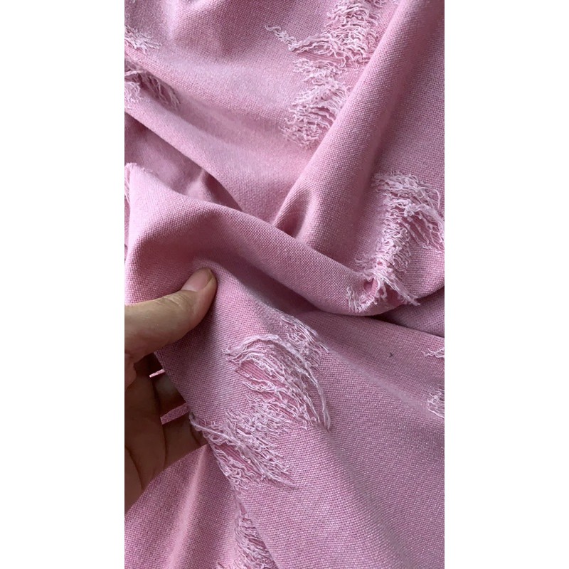 Vải cotton rách
