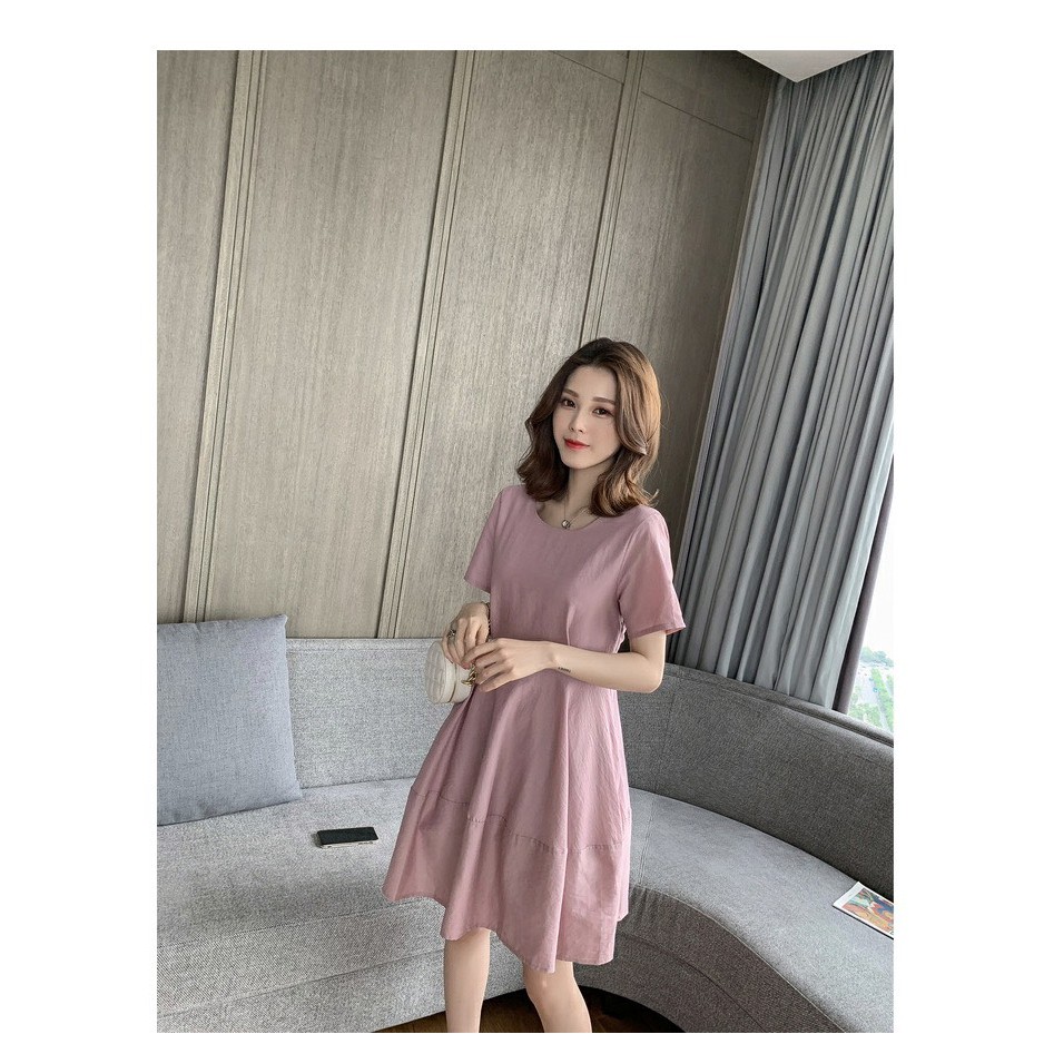 VN72 - VÁY ĐŨI NƠ LƯNG XÒE 2 MÀU CHO NỮ | BigBuy360 - bigbuy360.vn