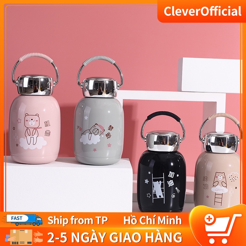 【Hỗ trợ COD】304cốc inox giữ nhiệt-Bình nước giữ nhiệt, ly giữ nhiệt dễ thương cho trẻ 230 ml-ly nước