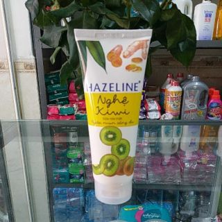Sữa rửa mặt HAZELINE 100g nghệ, kiwi ngừa mụn