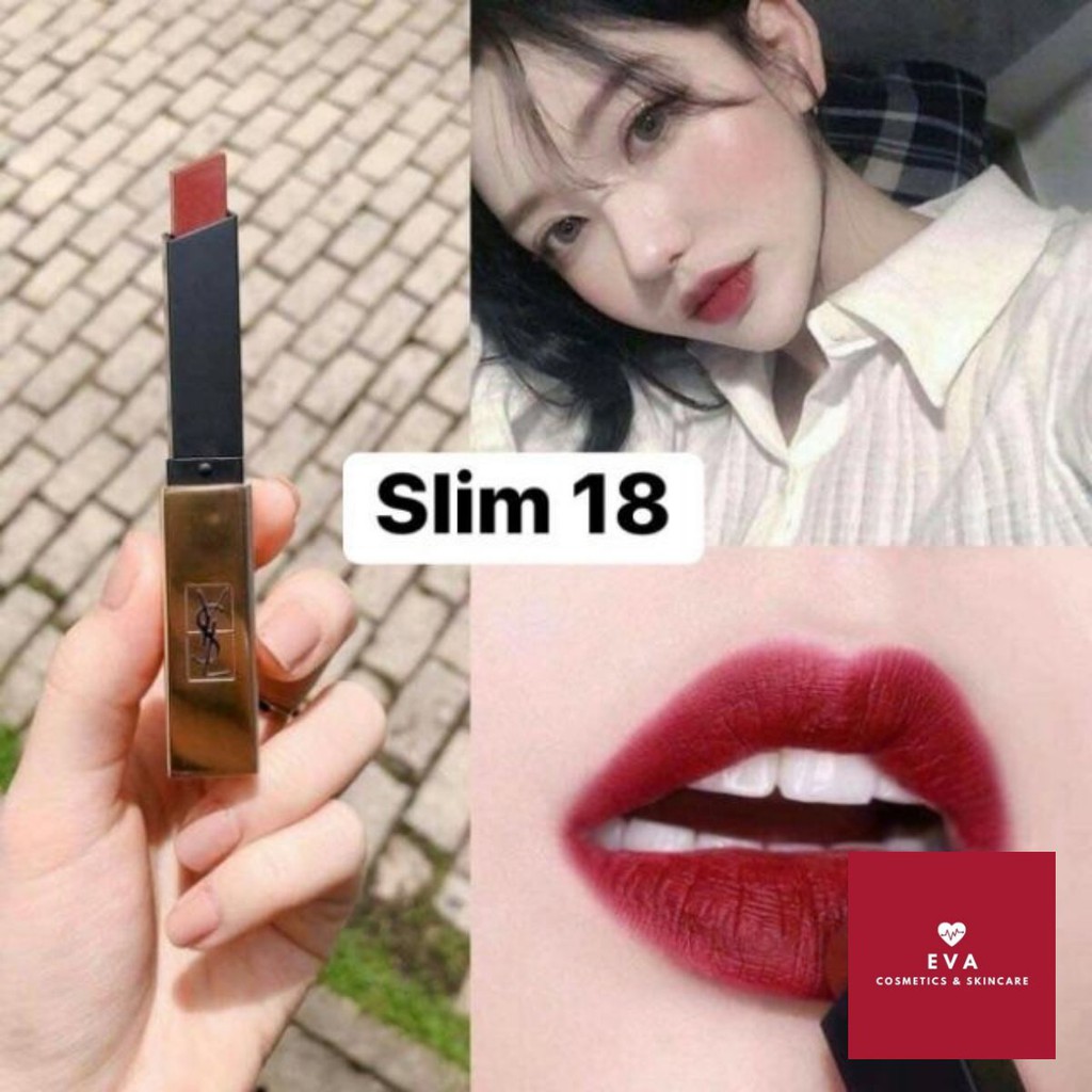 Son YSL Rouge Pur Couture The Slim Màu 18 Reverse Red