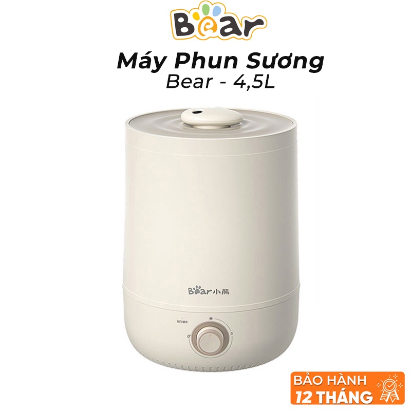 Máy phun sương Bear  máy tạo ẩm xông tinh dầu dung tích 4,5L