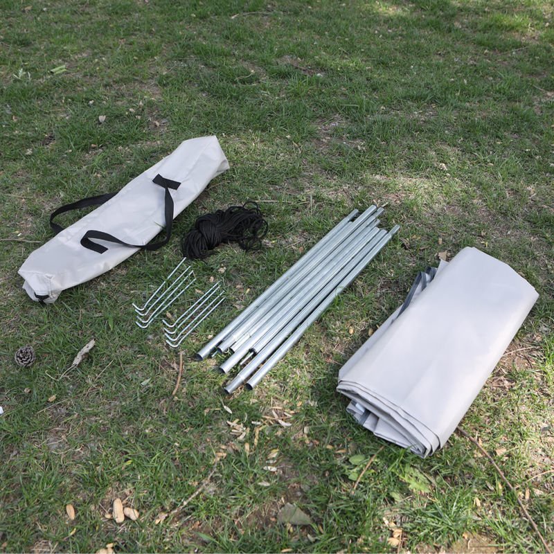 Tarp che / Tăng tráng bạc chống UV ngoài trời cắm trại dã ngoại camping du lịch