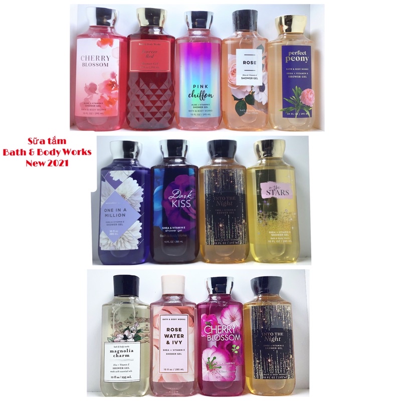 Link 1- Sữa Tắm đủ mùi Bath &amp; Body Works 295ml