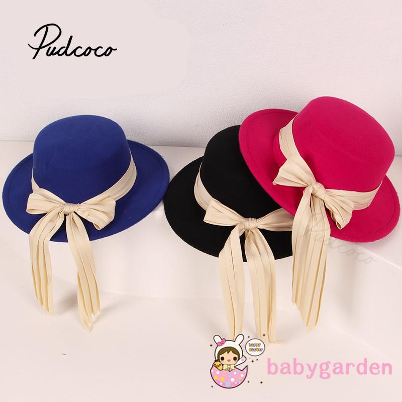 Nón Tai Bèo Đính Nơ Dễ Thương Cho Bé Gái