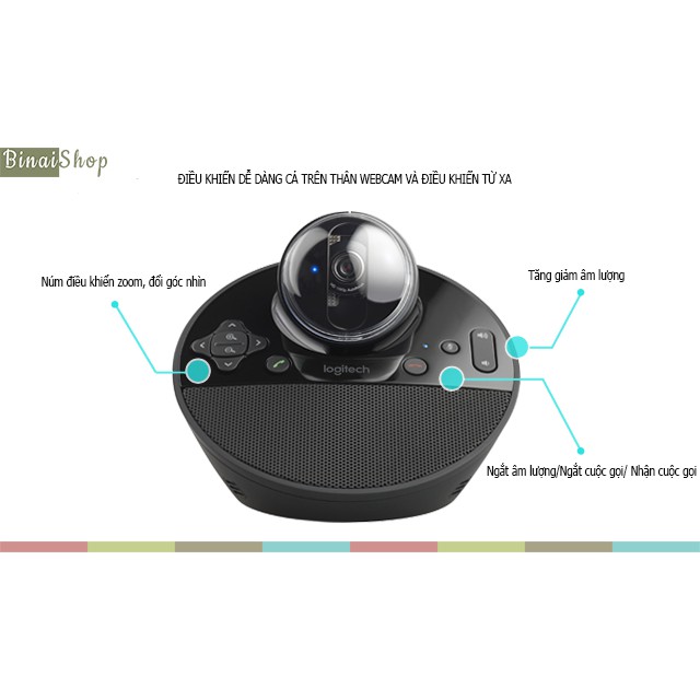 Webcam kèm loa hội thảo Logitech BCC950