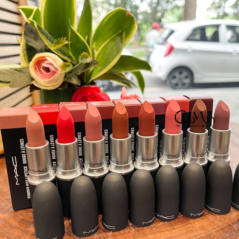 Son Thỏi Lì Mềm MAC Powderkiss Lipstick 3g Các Mầu Mới