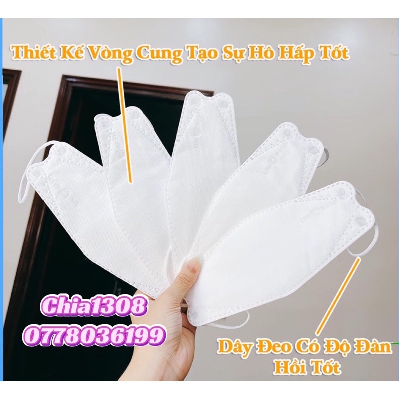 KHẨU TRANG KF94 HÀN QUỐC CHÍNH HÃNG UNI MASK 4 LỚP KHÁNG KHẨU