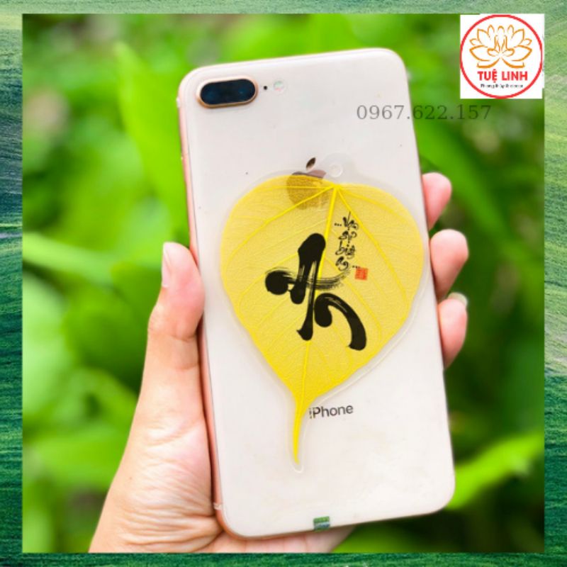 Lá Bồ Đề _ Chữ An Vạn Sự Bình An