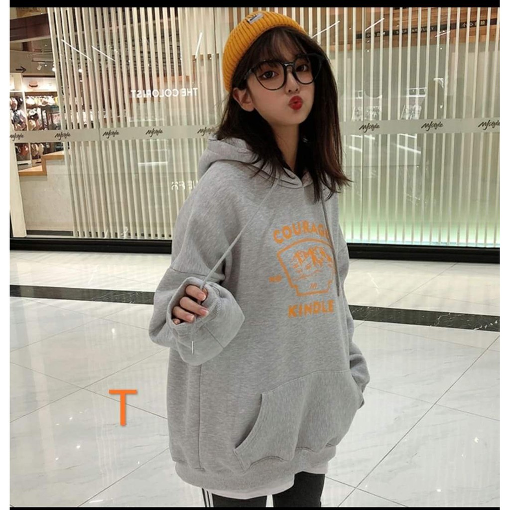 Áo Khoác Hoodie COURAGE KINDLE Unisex Form Rộng Hot Trend - VIETCENTRE