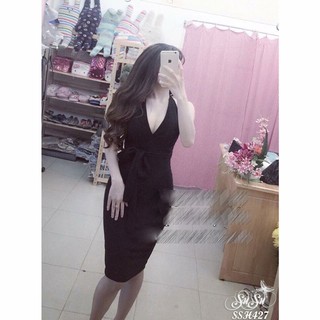 Susu Shop - Đầm body phối nơ