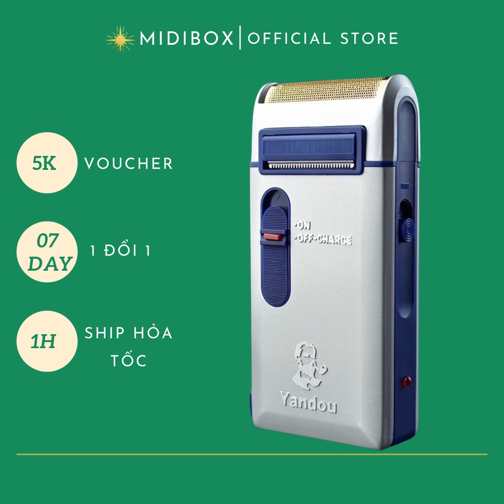 Máy Cạo Râu Mini Yandou Lưỡi Ngang Dành Cho Nam, Máy Cạo SCW 301U Cao Cấp Siêu Bền, Bảo Hành 1 Đổi 1