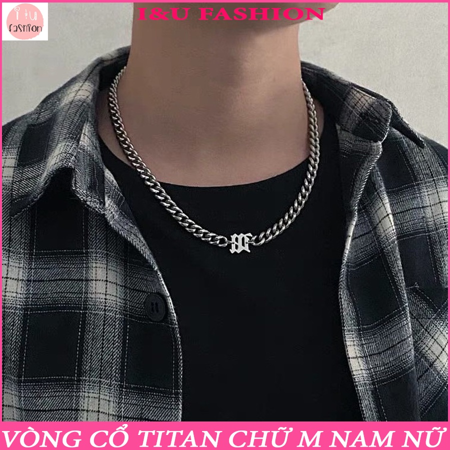 Vòng cổ dây chuyền UNISEX Nam Nữ cá tính chuỗi trơn basic dây dẹt to bản màu bạc thời trang đường phố hip hop VC-80