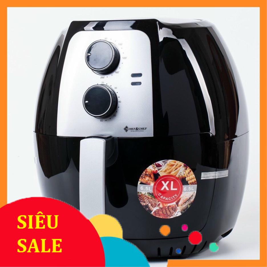 NỒI CHIÊN KHÔNG DẦU CHEF&CHEF 7,5L vs 6,5L và 5,5L BẢO HÀNH 12 THÁNG