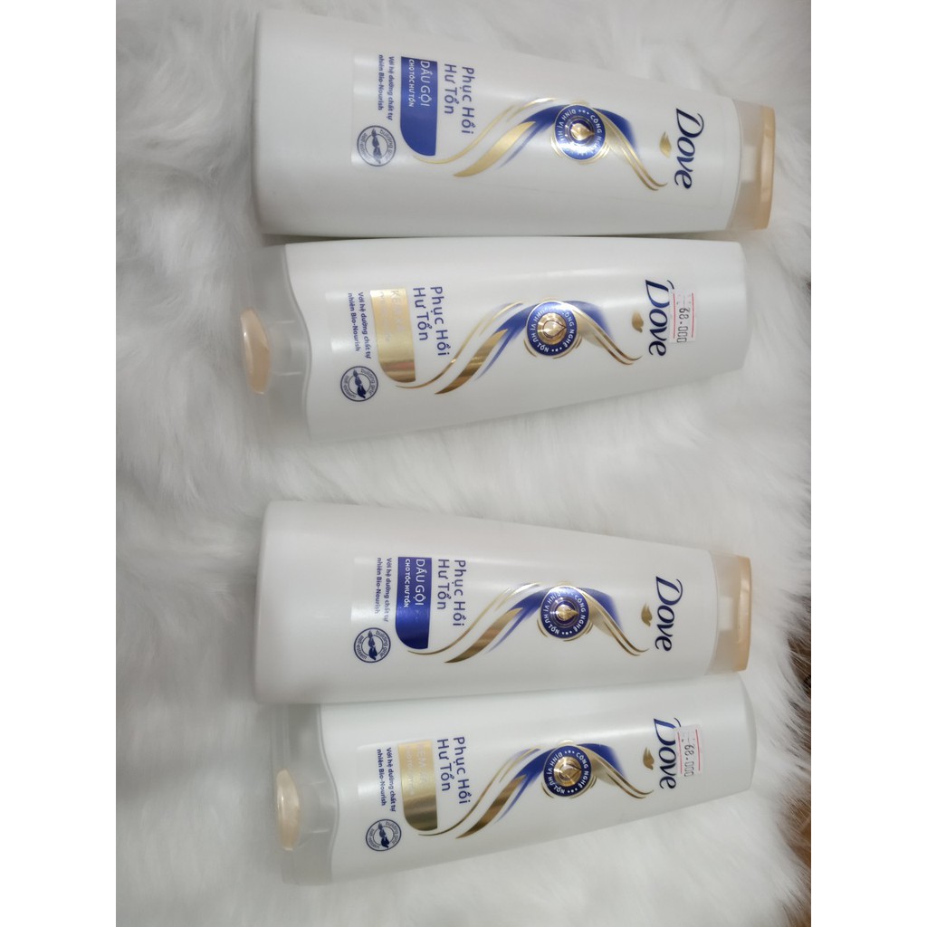 Bộ GỘI -XẢ DOVE  phục hồi hư tổn , khô xơ, nuôi dưỡng tóc khỏe , mềm mượt