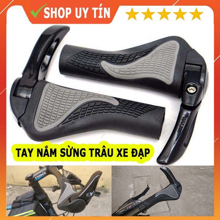 Tay nắm sừng trâu xe đạp thể thao chống mỏi Loại 1