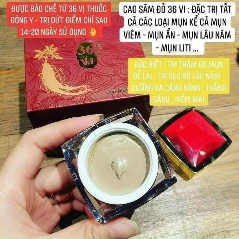 [Chính hãng] Kem hết mụn Cao Mụn Sâm Đỏ MEEA
