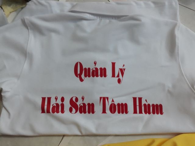 ÁO QUÁN ĂN NHÀ HÀNG CTY IN THEO YÊU CẦU