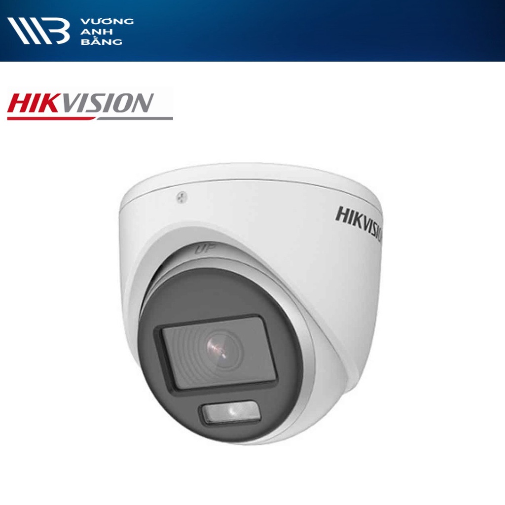 Camera quan sát analog HD Hikvision DS-2CE70DF0T-MF (2.0 Megapixel, có màu ban đêm, hỗ trợ đèn trợ sáng 20m)