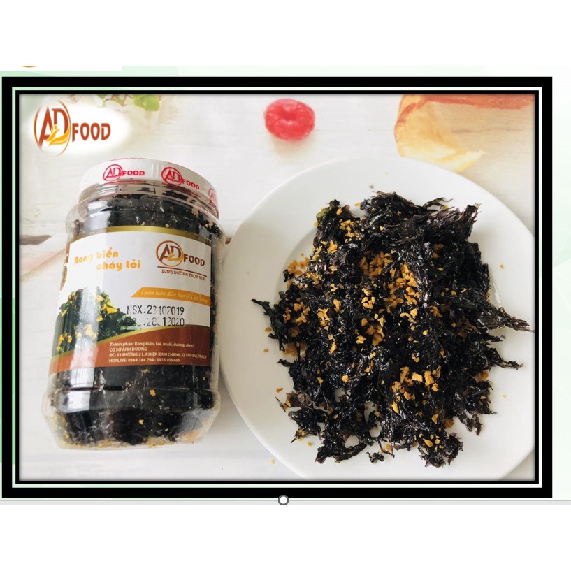 Combo 14 Hũ Rong Biển Cháy Tỏi Nhà Làm (100g/Hũ)