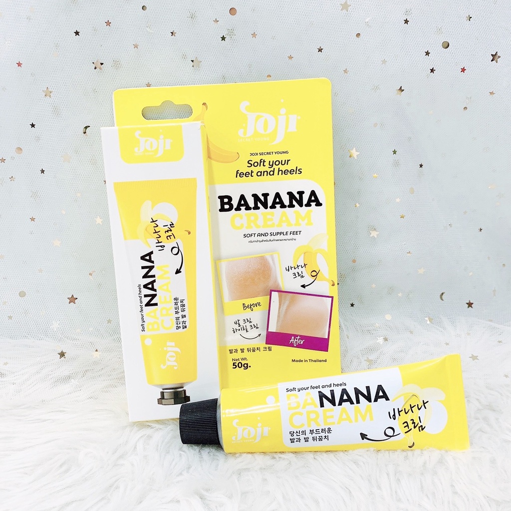 Kem Giảm Nứt Gót Chân Chuối Thái Lan Joji Banana 50g