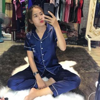 Bộ lụa satin cao cấp | chất mát dày dặn ko nhăn siêu sang|