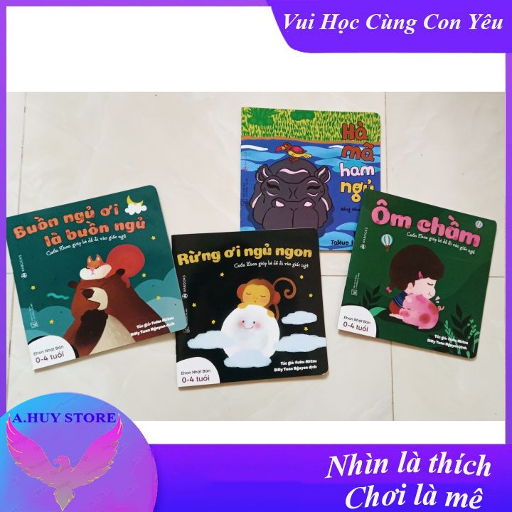 Combo 11 tập Buồn Ngủ Ơi Là Buồn Ngủ phát triển tư duy cho bé từ 6m