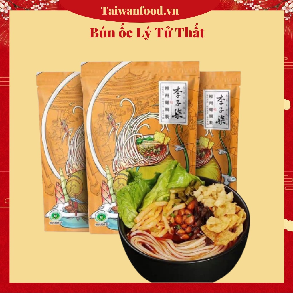 Bún ốc Lý Tử Thất gói to 335g - Hàng có sẵn