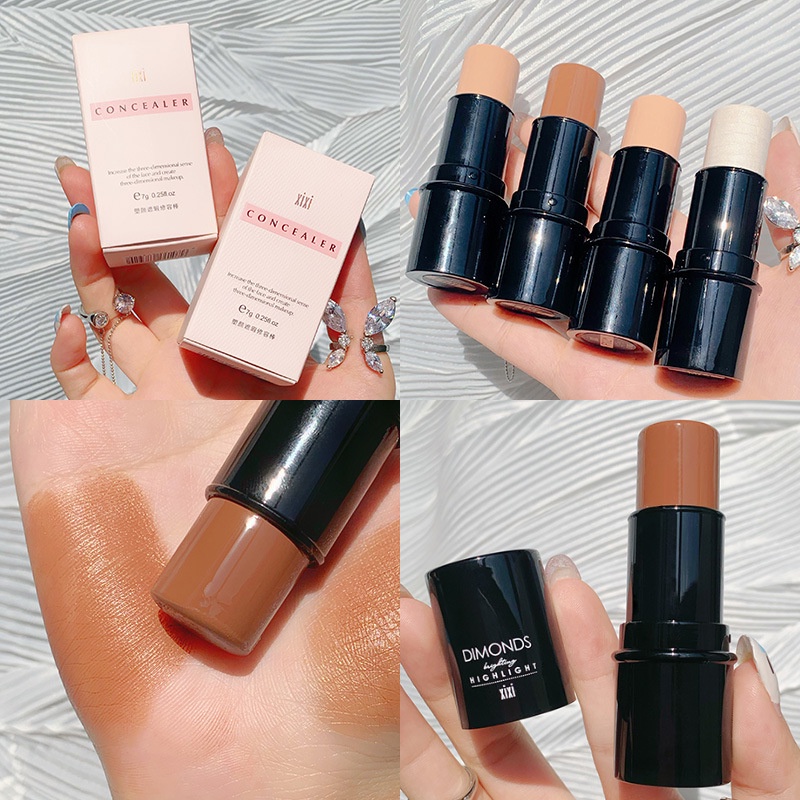 Kem che khuyết điểm, highlight và tạo khối dạng thỏi XIXI Diamond Highlight 7g - Mỹ phẩm nội địa Trung