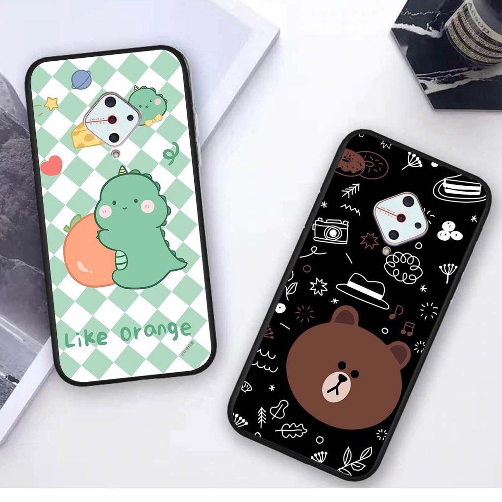 Ốp lưng Vivo S1 PRO in hình khủng long , gấu nâu xinh xắn, siêu cute  mà còn vô cùng RẺ -ĐẸP