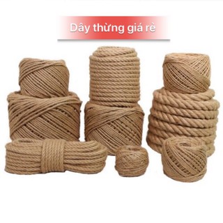 [Size 2-10mm] 0.5KG DÂY THỪNG, DÂY GAI, DÂY TRANG TRÍ 2MM-10MM 500g dây thừng