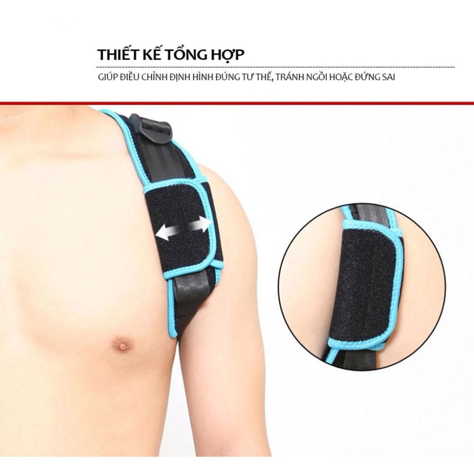 Đai cố định xương đòn, chỉnh gù lưng, vẹo cột sống Aolikes AL3104 - AL3104