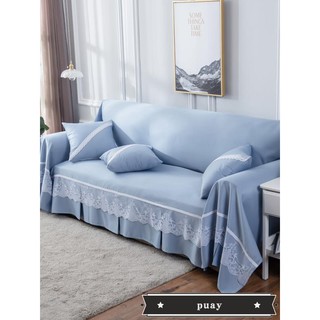 Khăn phủ ghế sofa họa tiết hoa lá