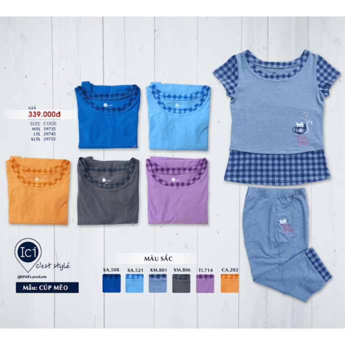 Bộ Thun Cotton Gia Hồi Ưu Đãi Đủ Màu Đủ Size