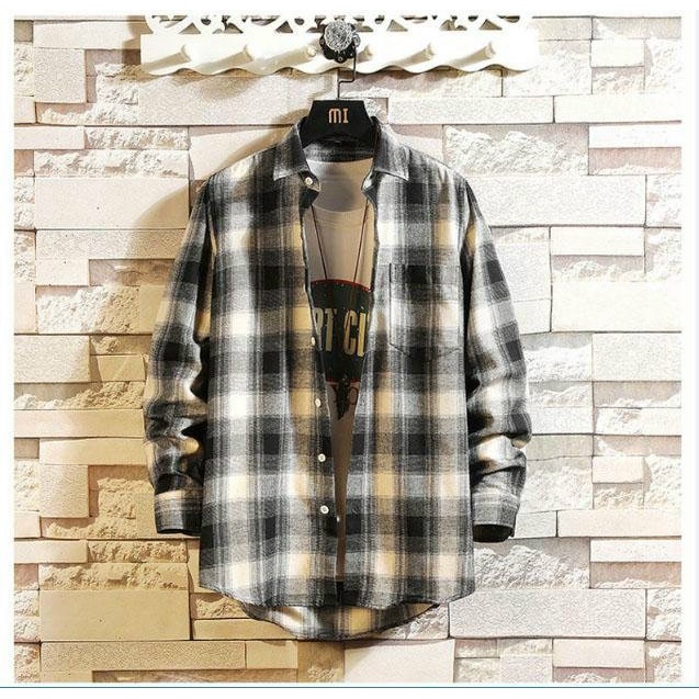 Áo Khoác Sơ Mi FLANNEL CARO Áo Chống Nắng Dài Tay PT PAN TRẺ TRUNG CAO CẤP