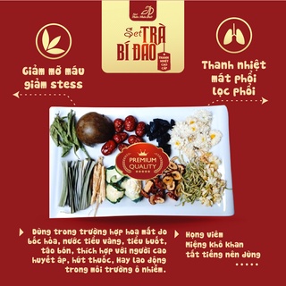 SET TRÀ SÂM BÍ ĐAO HẠT CHIA