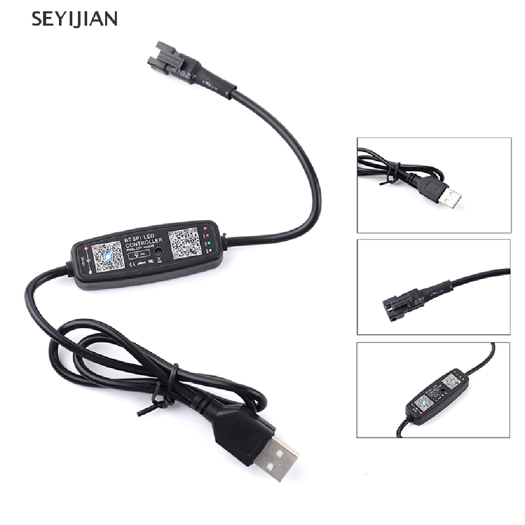 Bộ điều khiển dây đèn LED qua APP theo nhạc WS2811 WS2812 JAN
