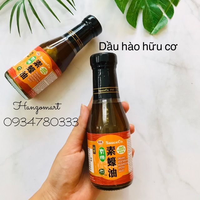 Dầu hào hữu cơ Sauceco 155ml cho bé ăn dặm