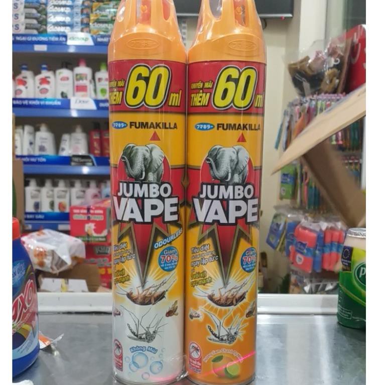 Bình xịt côn trùng JUMBO VAPE 600ml