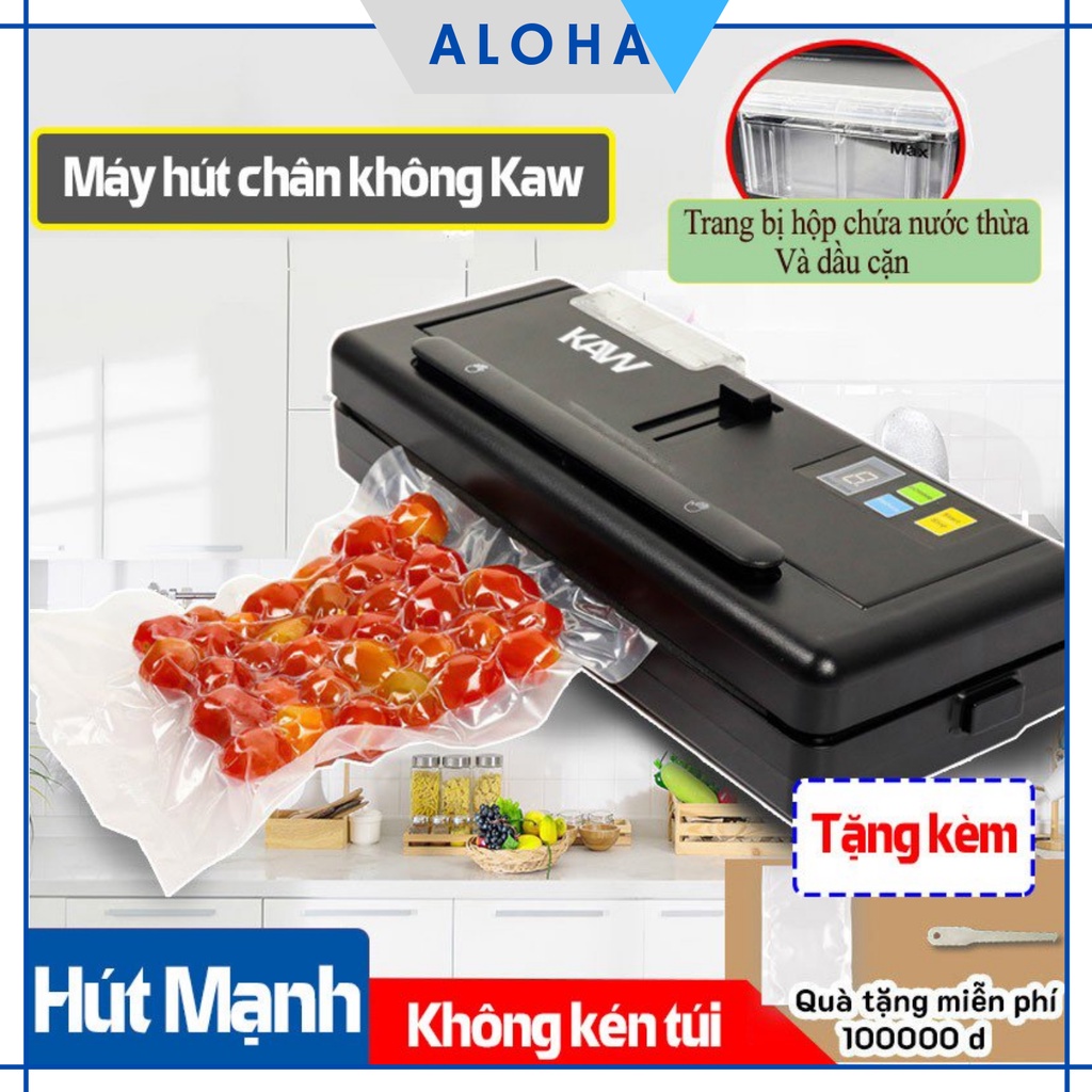 Máy Hút Chân Không Không Kén Túi Kaw-K28 - Hút Mọi Loại Túi - Hàng Chính Hãng - Bảo Hành Uy Tín