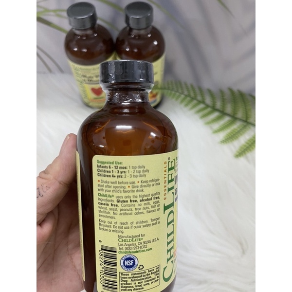 Siro uống Childlife Multivitamin vị cam 237ml.