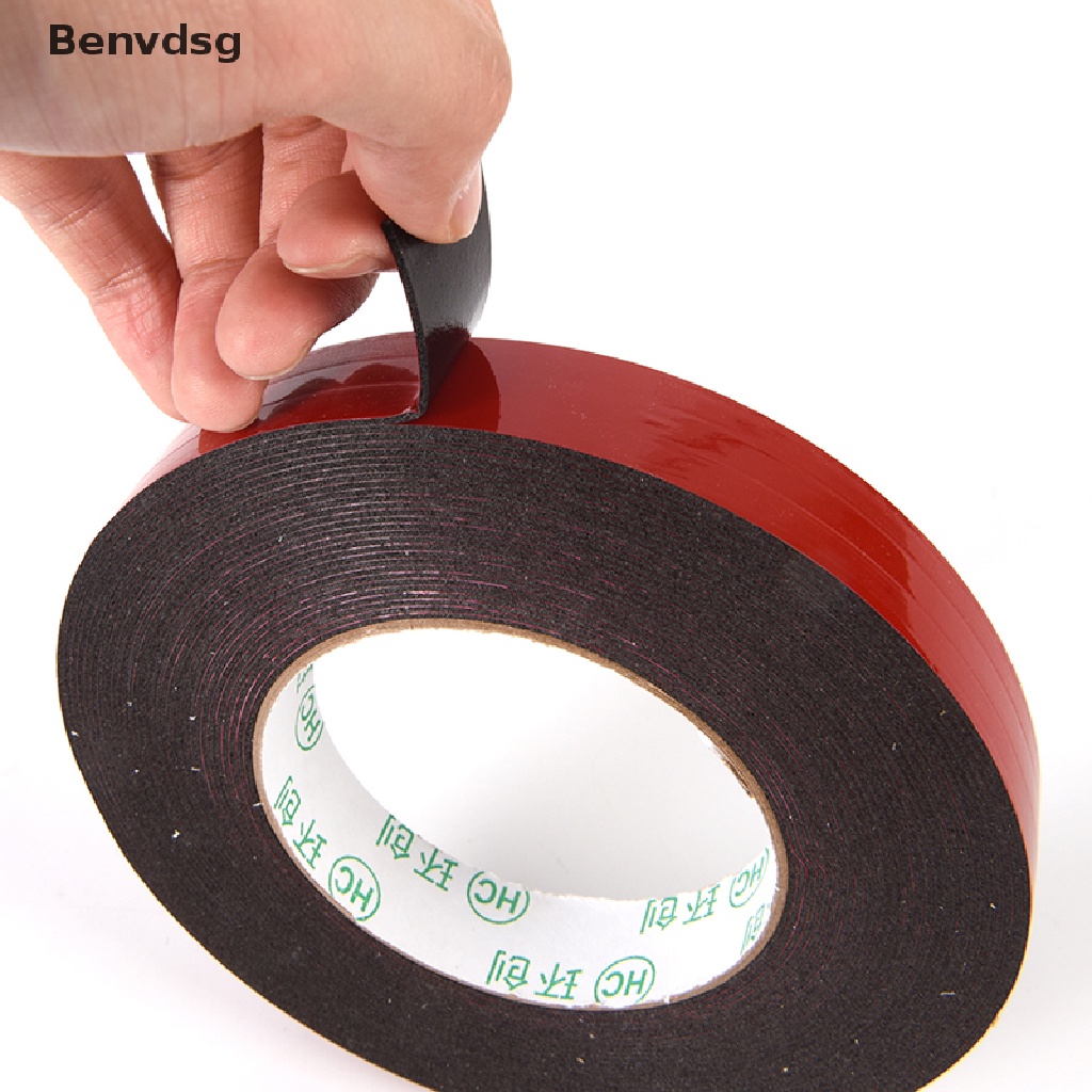 Cuộn Băng Keo Hai Mặt Siêu Dính Màu Đỏ Dài 10m