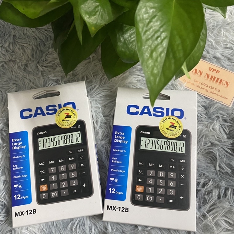 Máy Tính Casio MX-12B ̃MX-120B, Hàng Chính Hãng