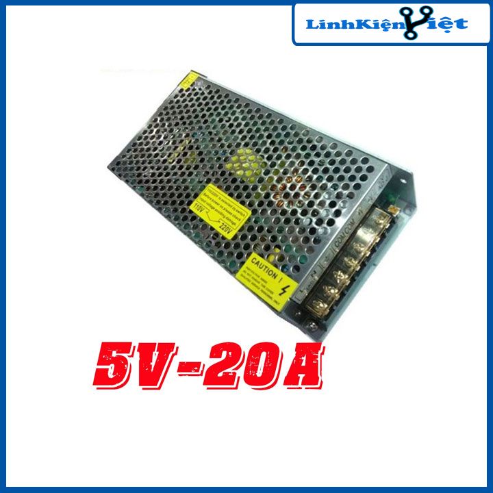 Nguồn tổ ong 5V 20A nguồn tổng led quảng cáo, camera